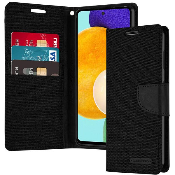 Goospery Canvas Samsung Galaxy A52 / A52S 5G Wallet Case Cover Goospery Canvas Samsung Galaxy A52 / A52S 5G Wallet Case Cover